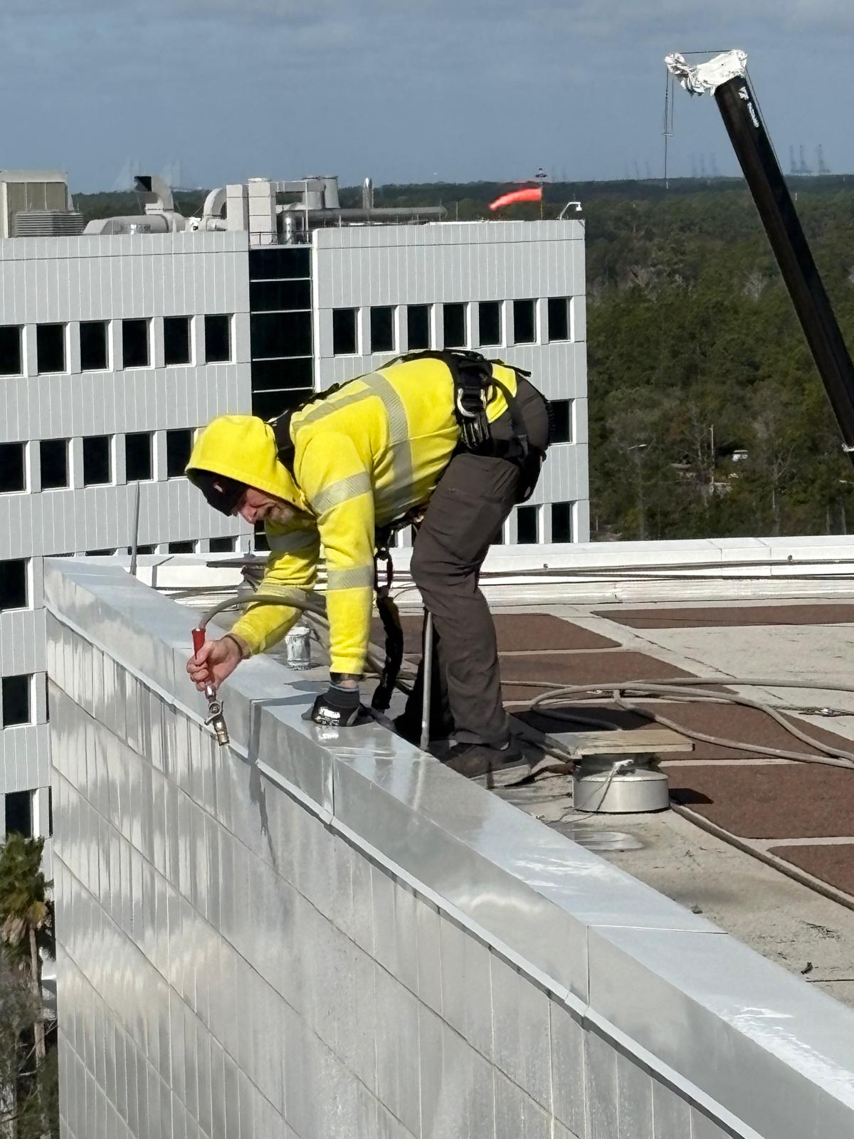 Professional rope access technician
